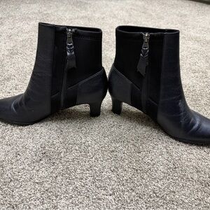 Wednesday Adam’s Black Ankle Booties
